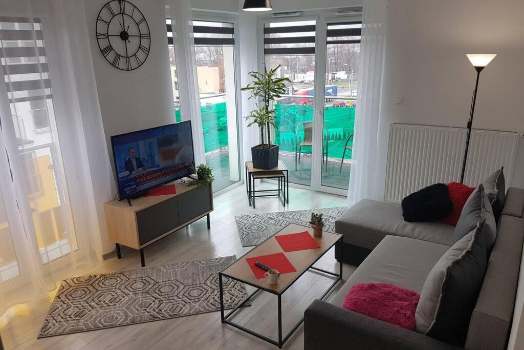 Komfortowy Nowoczesny Apartament Kustronia Z Garazem Balkonem Wanna Bielsko-Biała Exterior photo